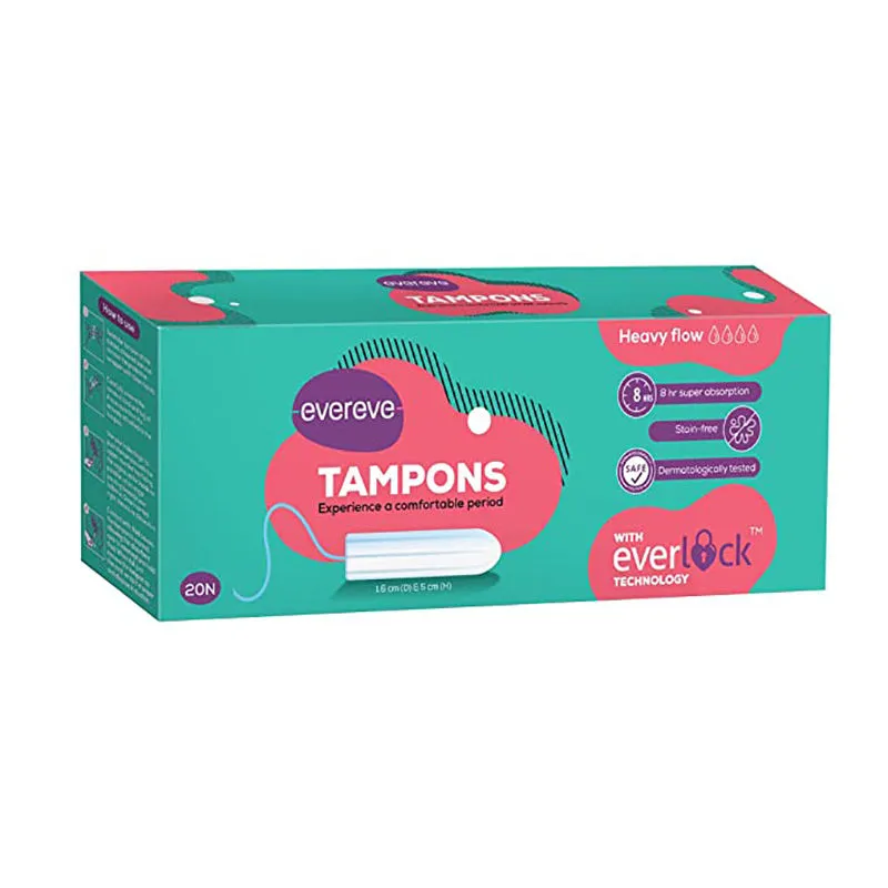 EverEve Tampons For Heavy Menstrual Flow