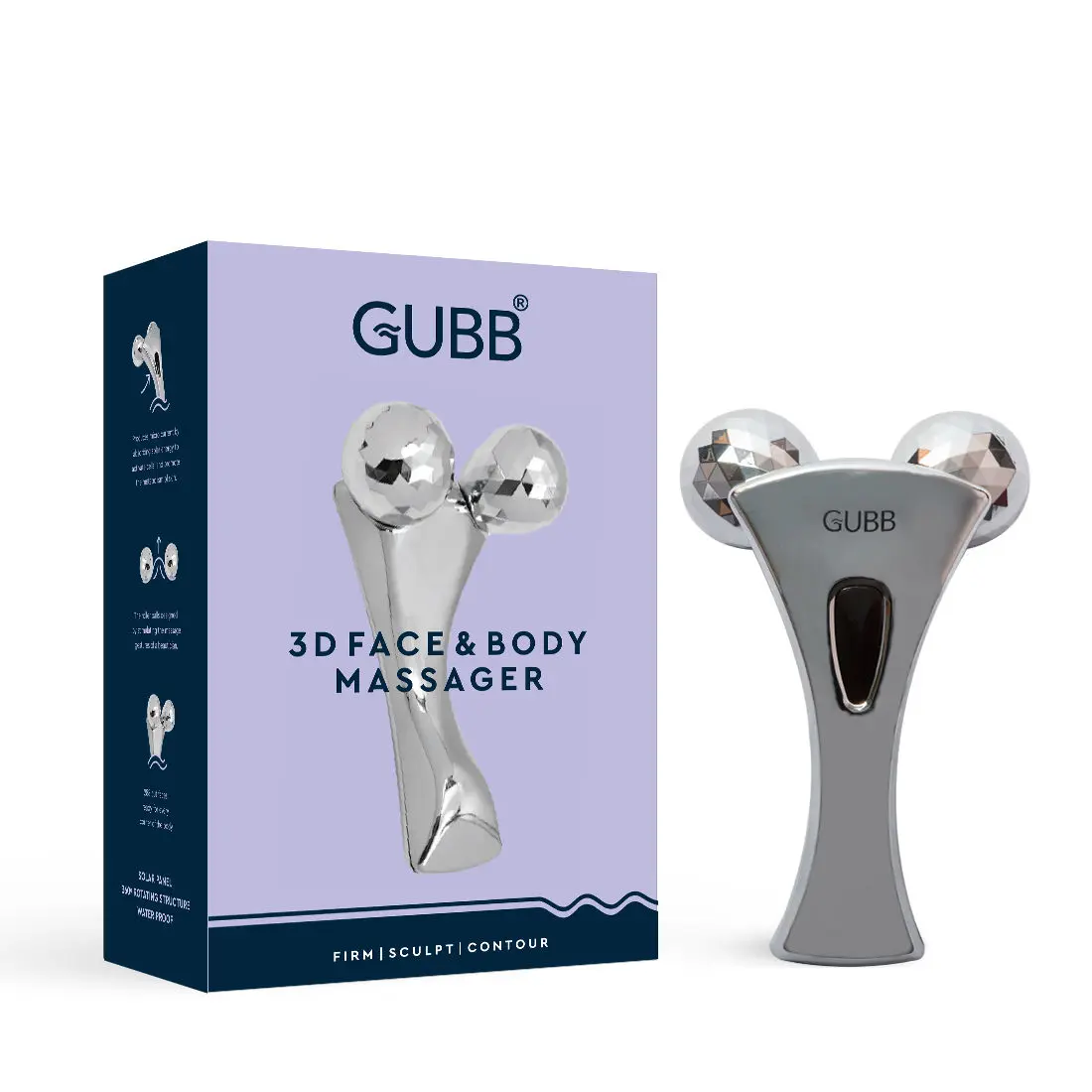 GUBB 3D Face & Body Massager for Skin Lifting, Tightening & Relaxation