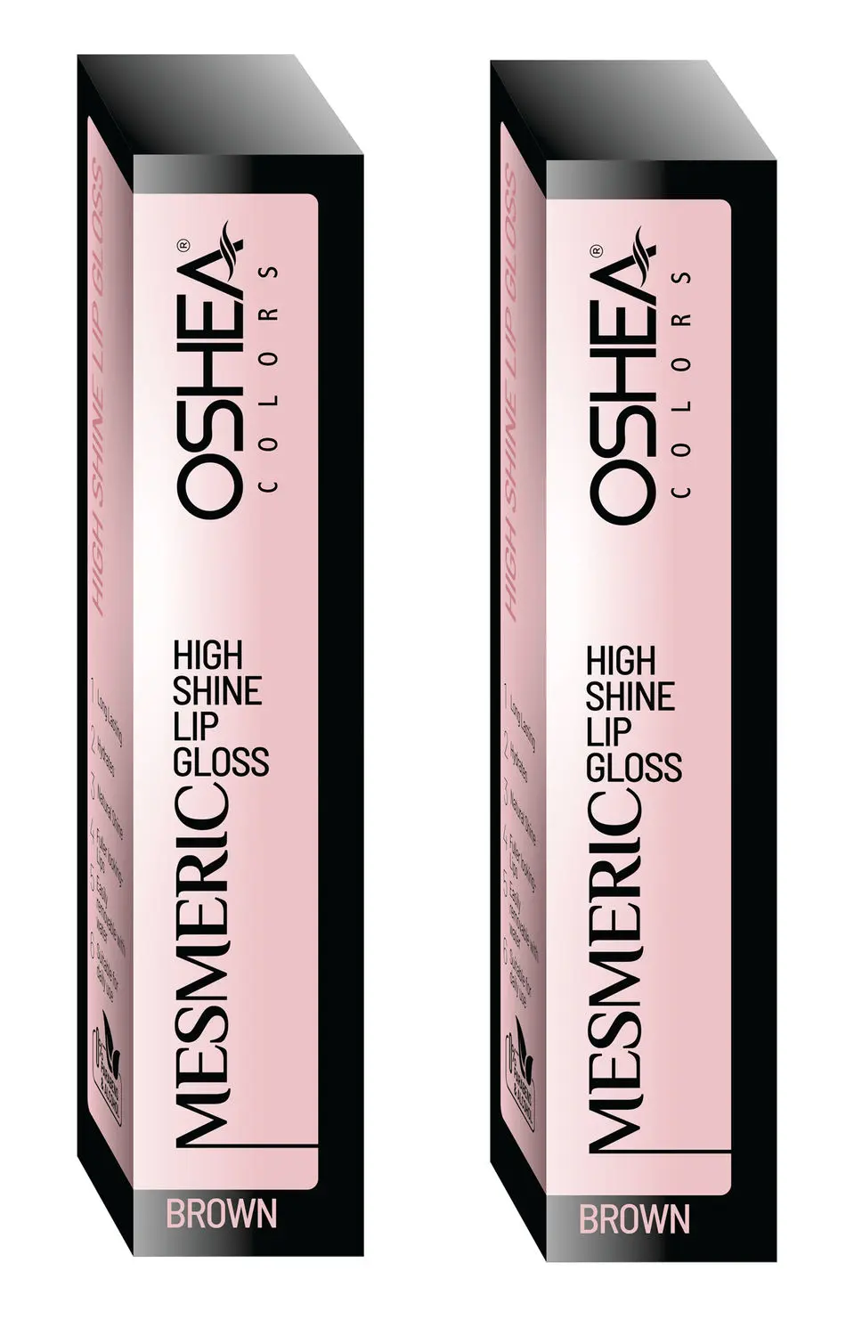 Oshea colors Mesmeric High Shine Lip Gloss (brown) pack of 2