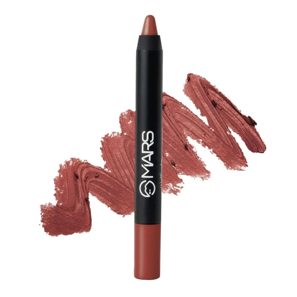 MARS Long Lasting Won't Smudge Won't Budge Lip Crayon with Matte Finish - Let's Get It| 3.5g