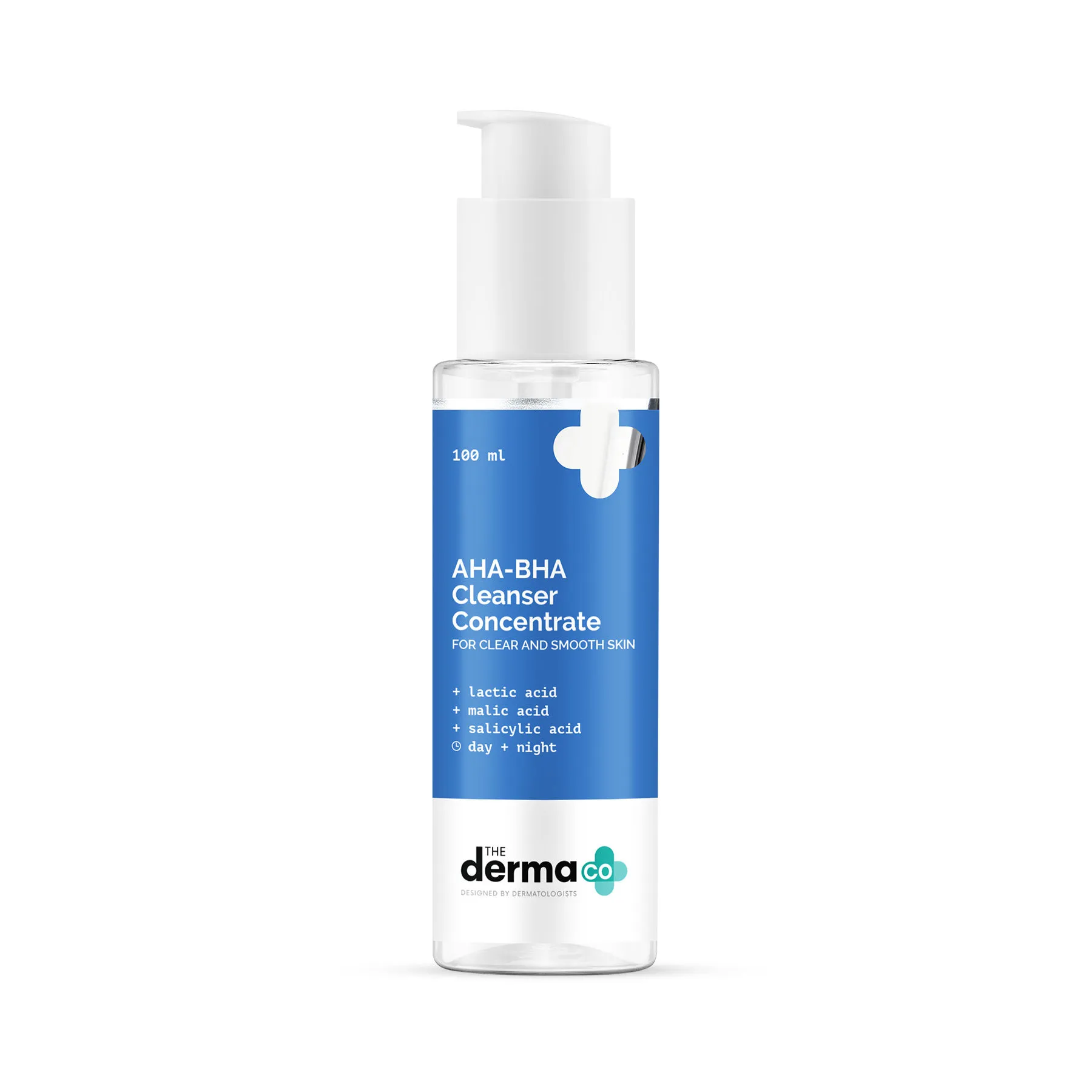 The Derma Co. Aha Bha Cleanser Concentrate With Lactic, Malic, & Salicylic Acid