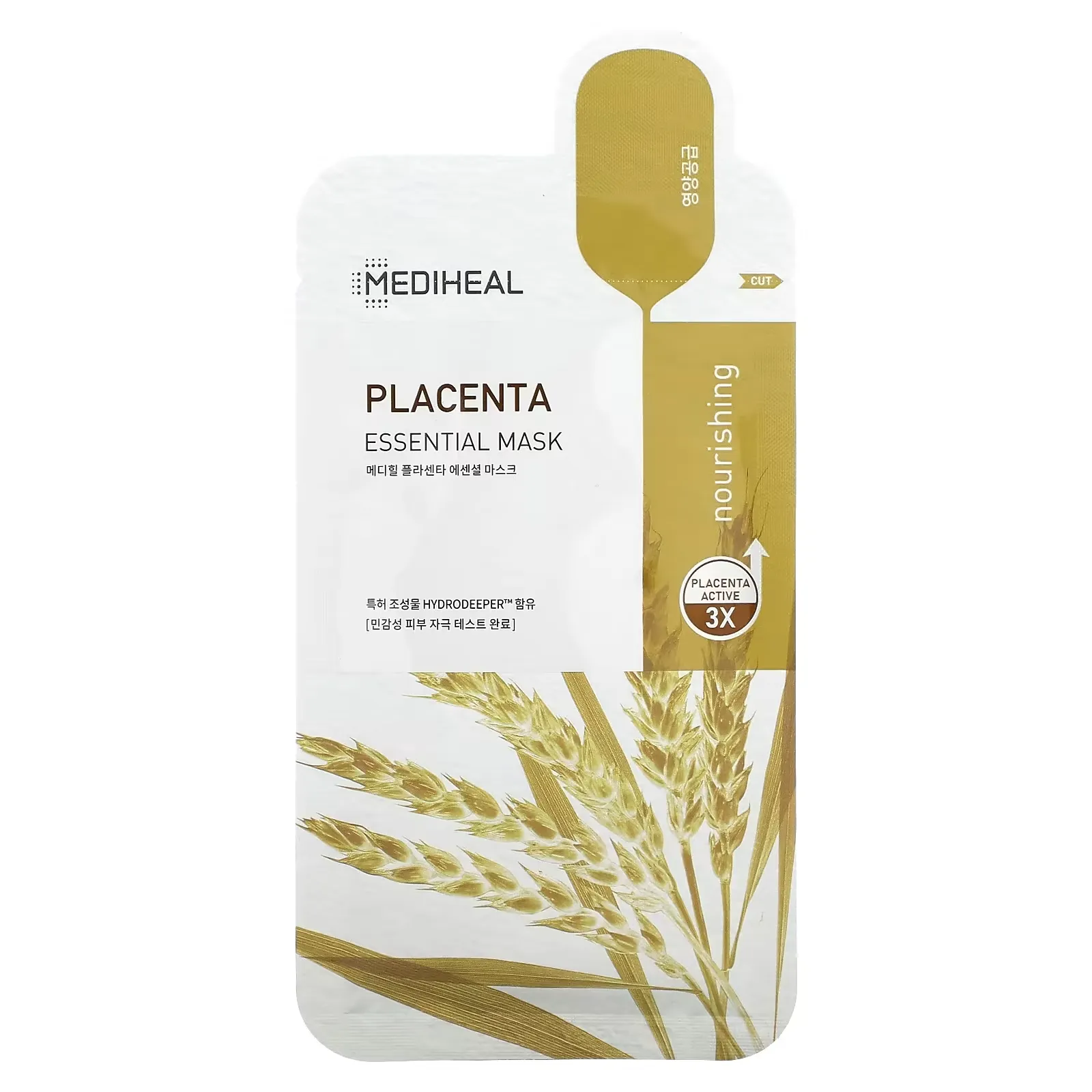 Placenta, Essential Beauty Mask, 1 Sheet, 0.81 fl oz (24 ml)