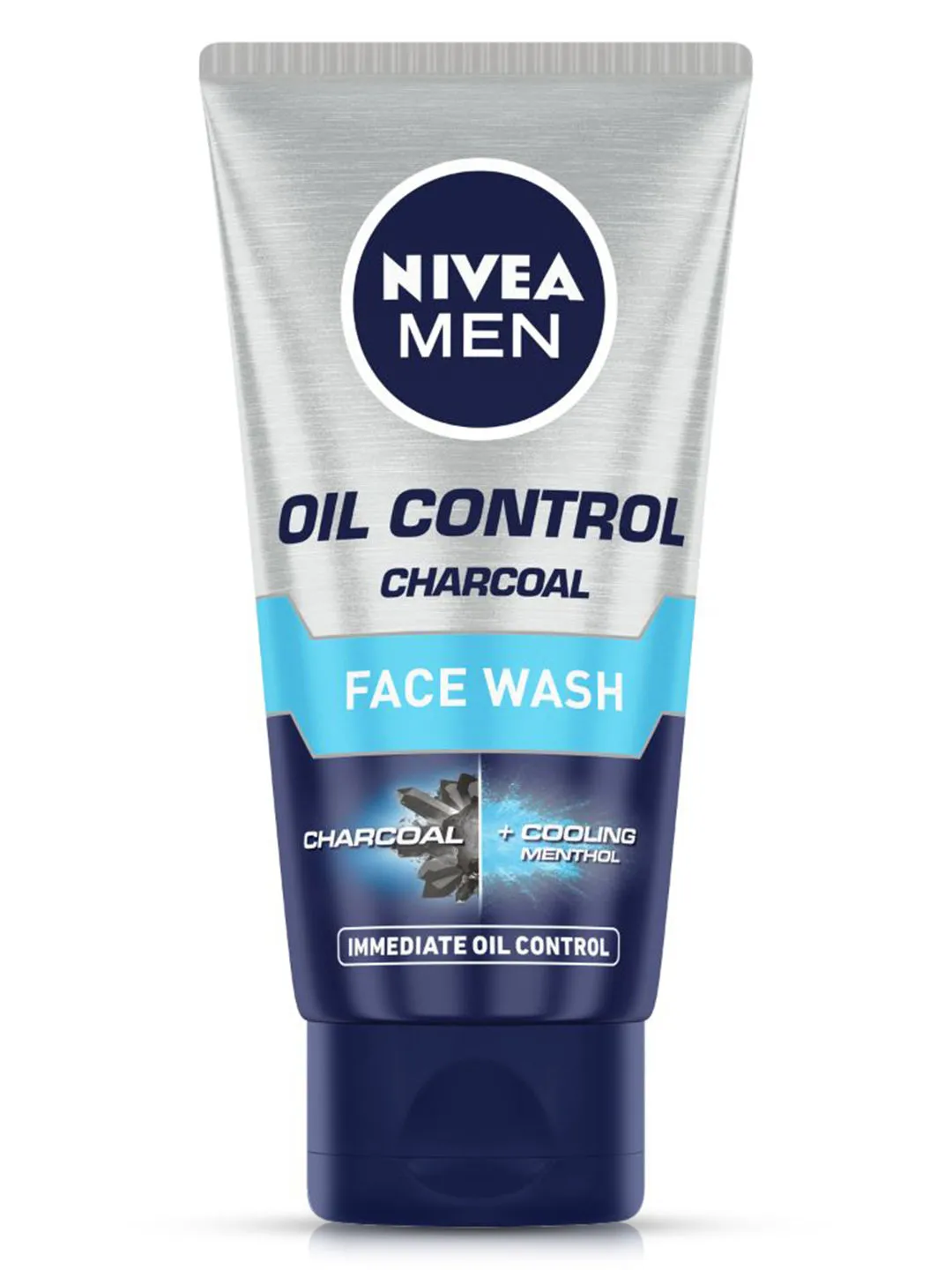 NIVEA Men Face Wash for Oily Skin, Oil Control Charcoal for Immediate Oil Control