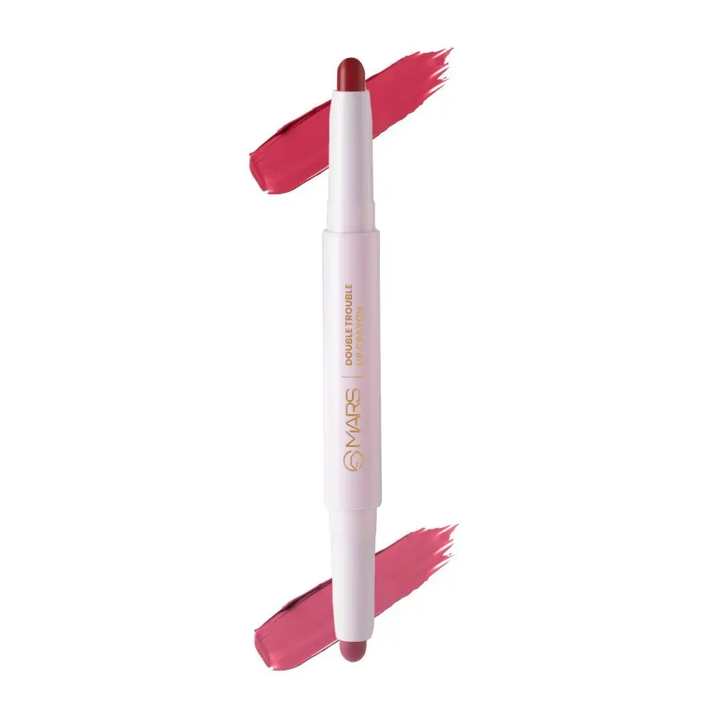 MARS Double Trouble Lip Crayon Lipstick - Rose Punch (4 g)