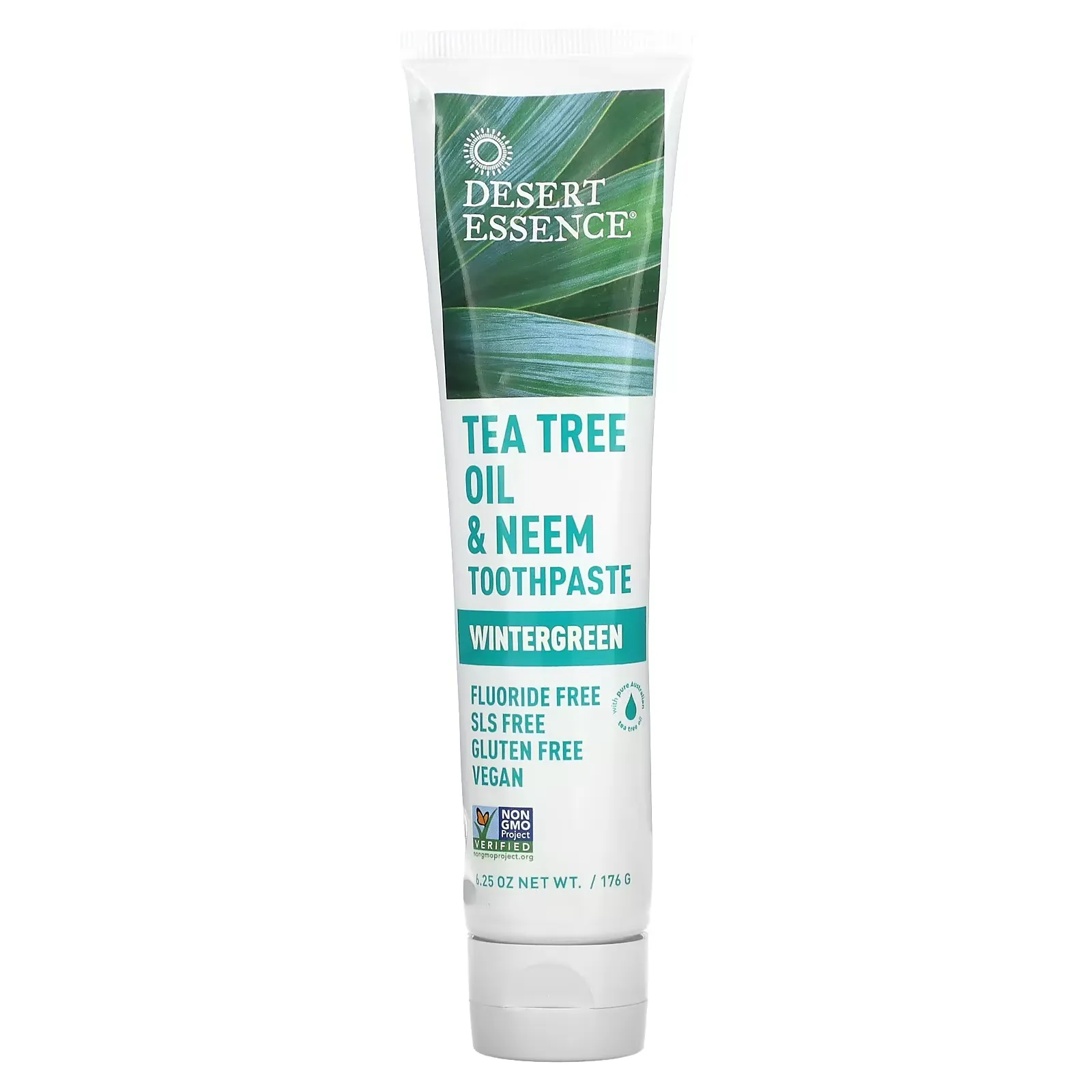 Tea Tree Oil & Neem Toothpaste, Wintergreen, 6.25 oz (176 g)