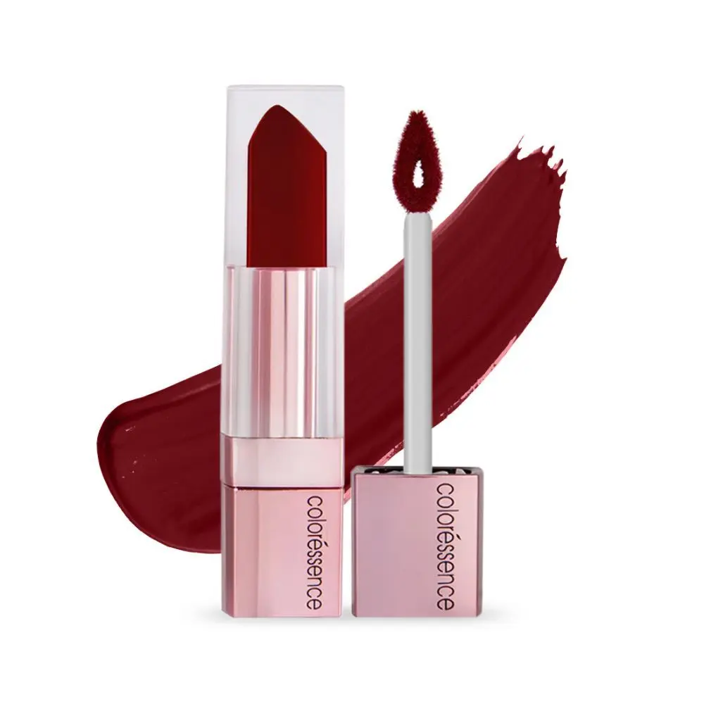 COLORESSENCE ROSEATE OMK Non - Transfer Proof Matte Liquid Lip Color (FINE WINE) 6ml