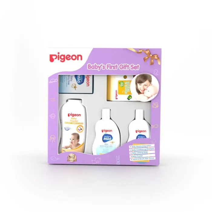 Pigeon Baby'S First Gift Set