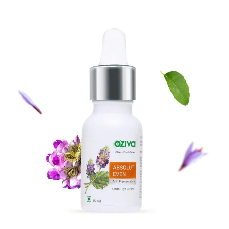 OZiva Absolut Even Anti-Pigmentation Under-Eye Serum (with Licorice & Water Lily) for Dark Circles