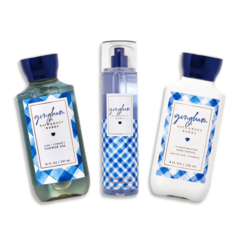 Bath & Body Works Gingham Shower Gel, Lotion & Mist