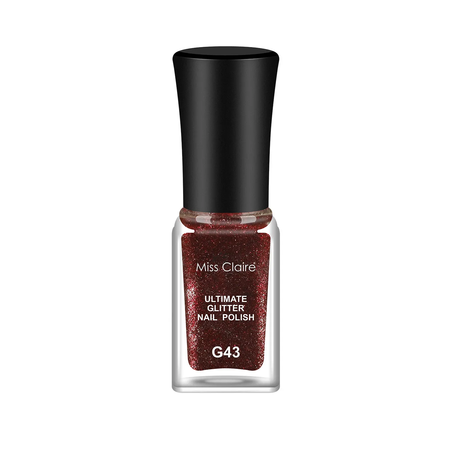 Miss Claire Ultimate Glitter Nail Polish - GL43 (G43)