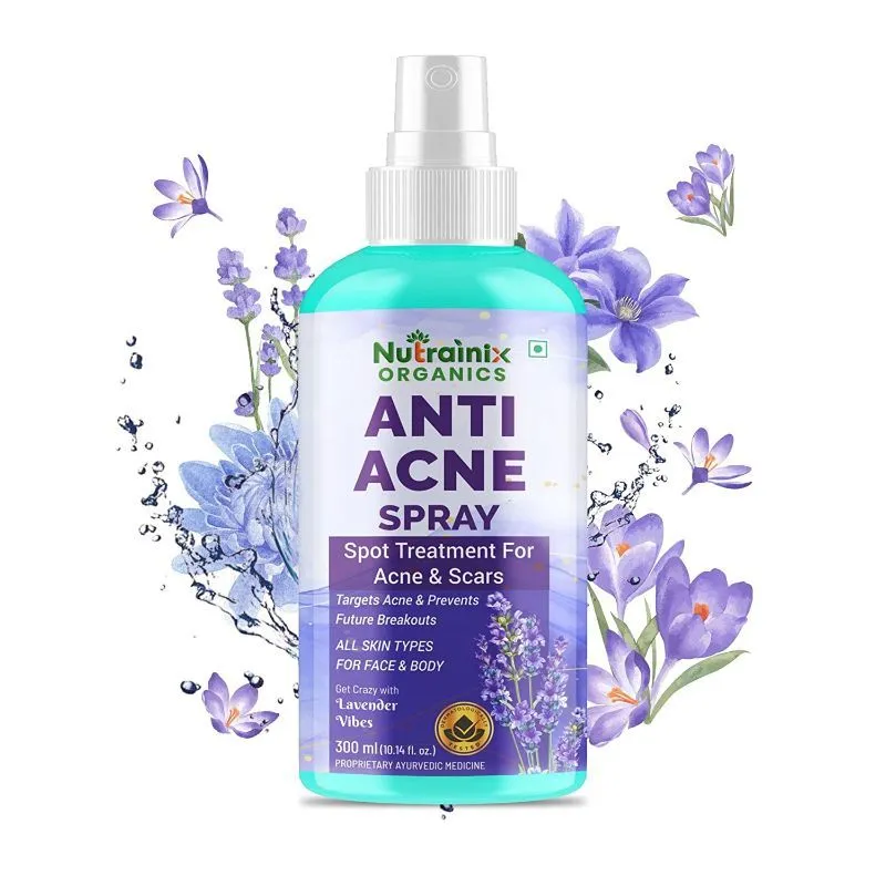 Nutrainix Organics Anti-acne Spray With Lavender Vibes