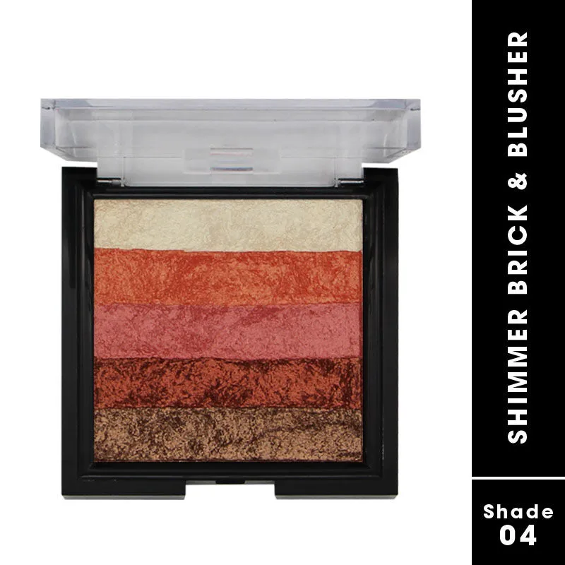 FASHION COLOUR Shimmer Brick And Blusher - 04