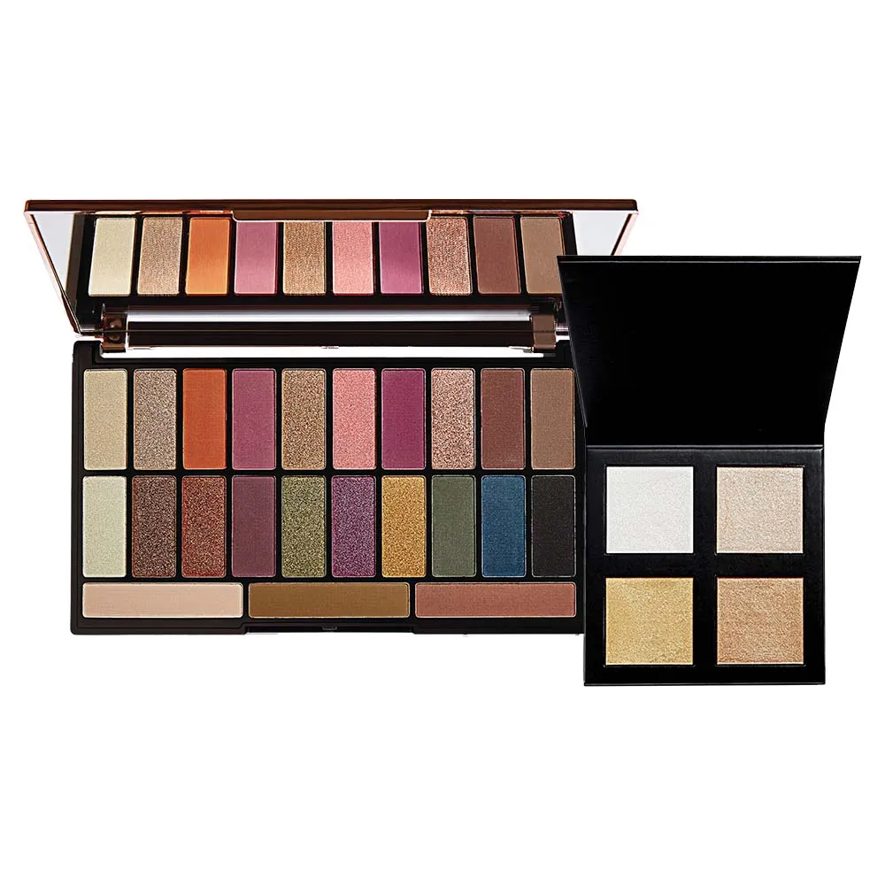 Makeup Revolution Beauty Eyeshadow + Highlighter Combo 3