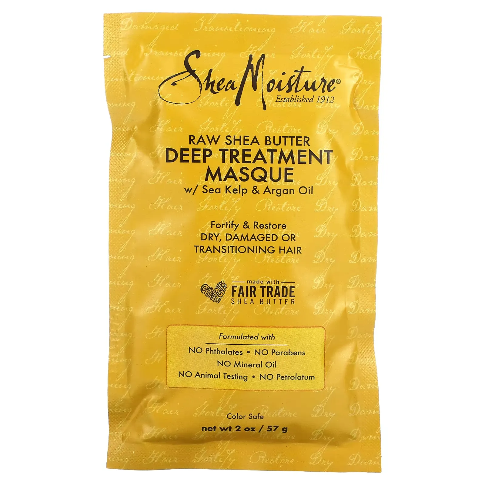 Deep Treatment Masque, Raw Shea Butter, 2 oz (57 g)