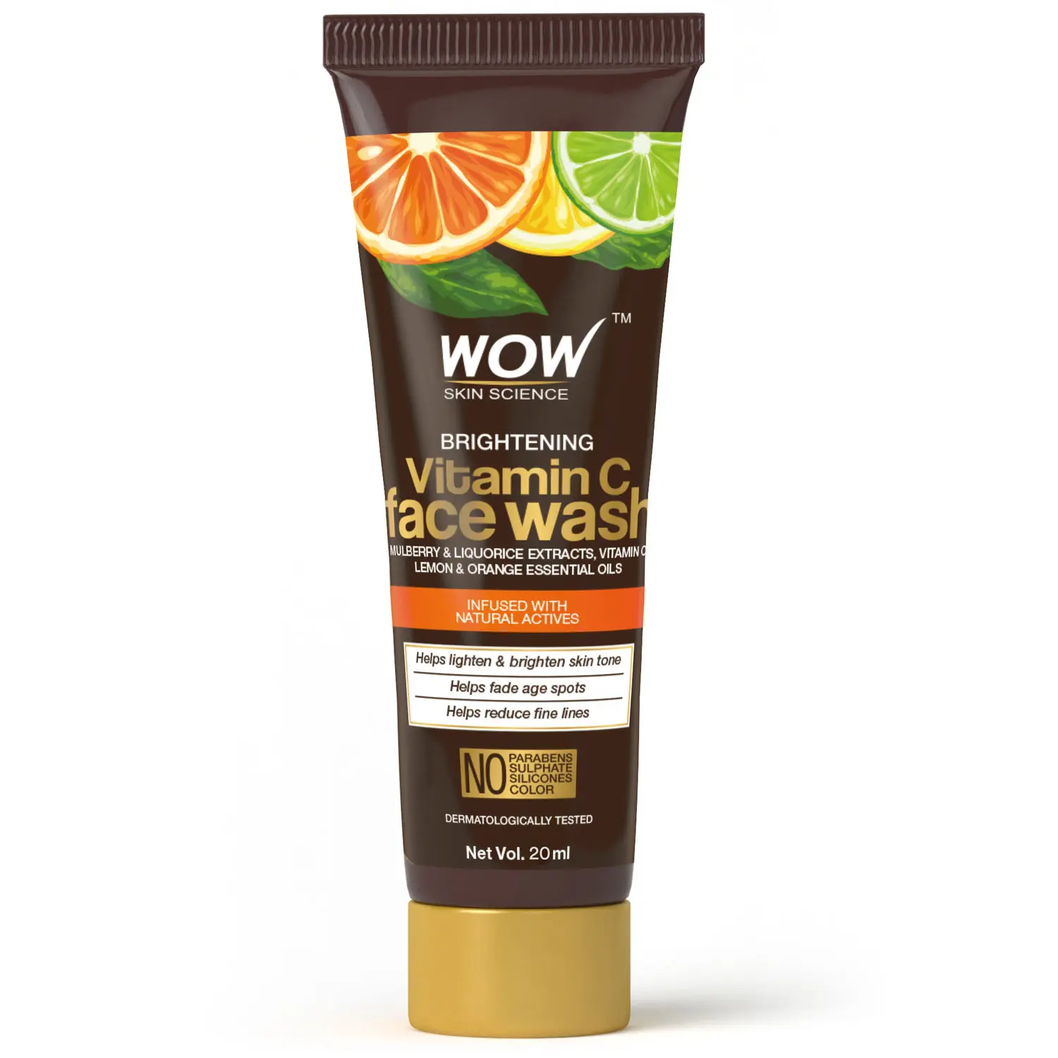 WOW Skin Science Vitamin C Face Wash Tube 20ml