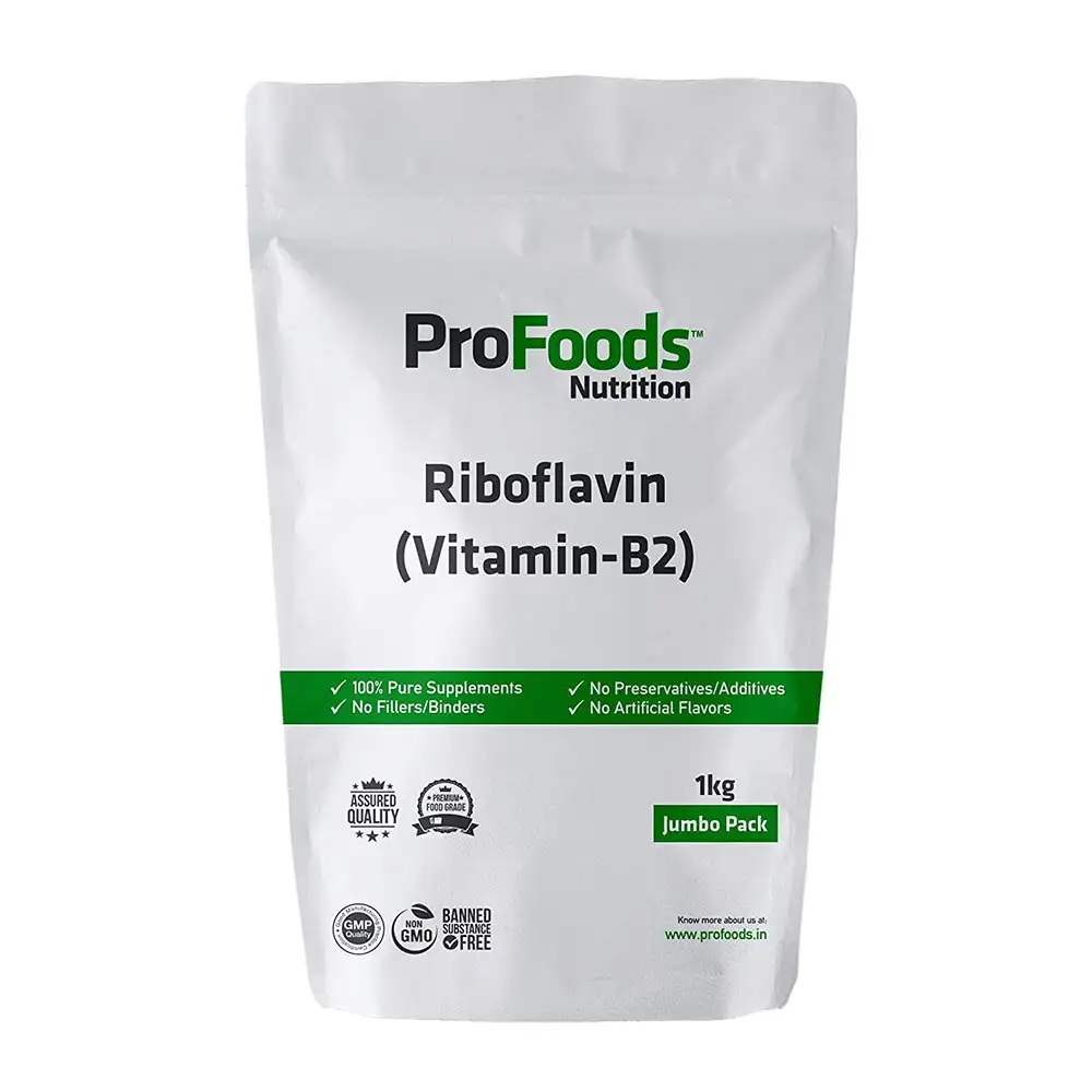 ProFoods Riboflavin (Vitamin B2) Powder,  1 kg  Unflavoured