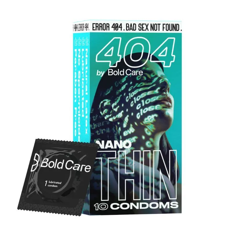 Bold Care Super Nano Thin Condoms For Men - Barely There Feel - 50 Microns