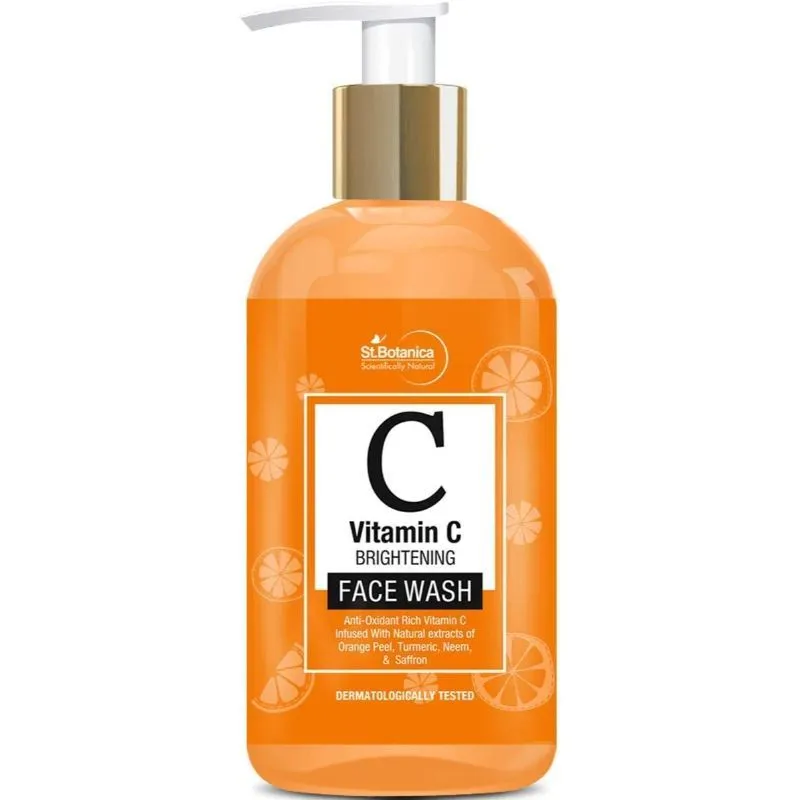 St.Botanica Vitamin C Brightening Face Wash - With Lemon, Turmeric