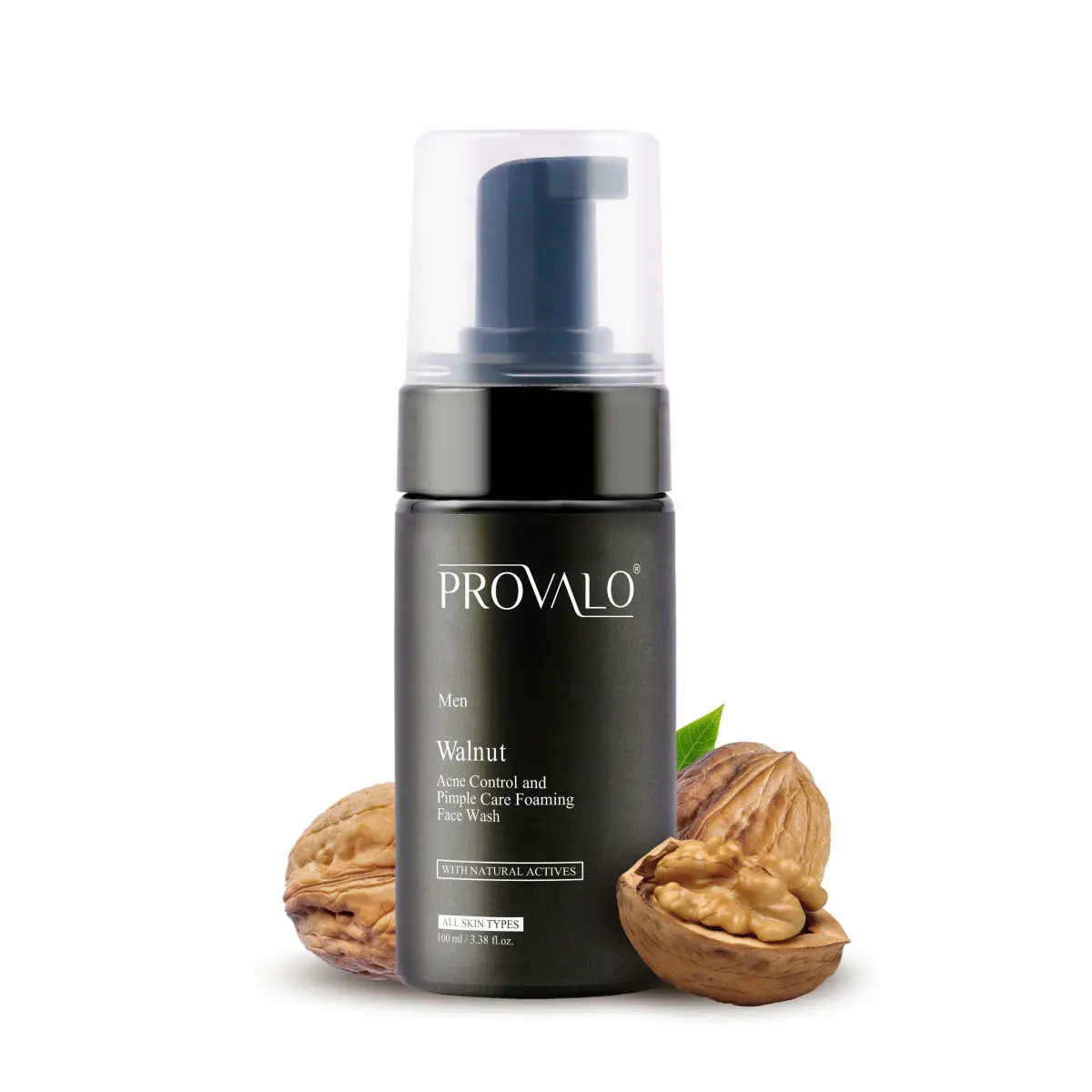 Provalo Walnut Acne Control and Pimple Care Foaming Face Wash (Men) - 100ml