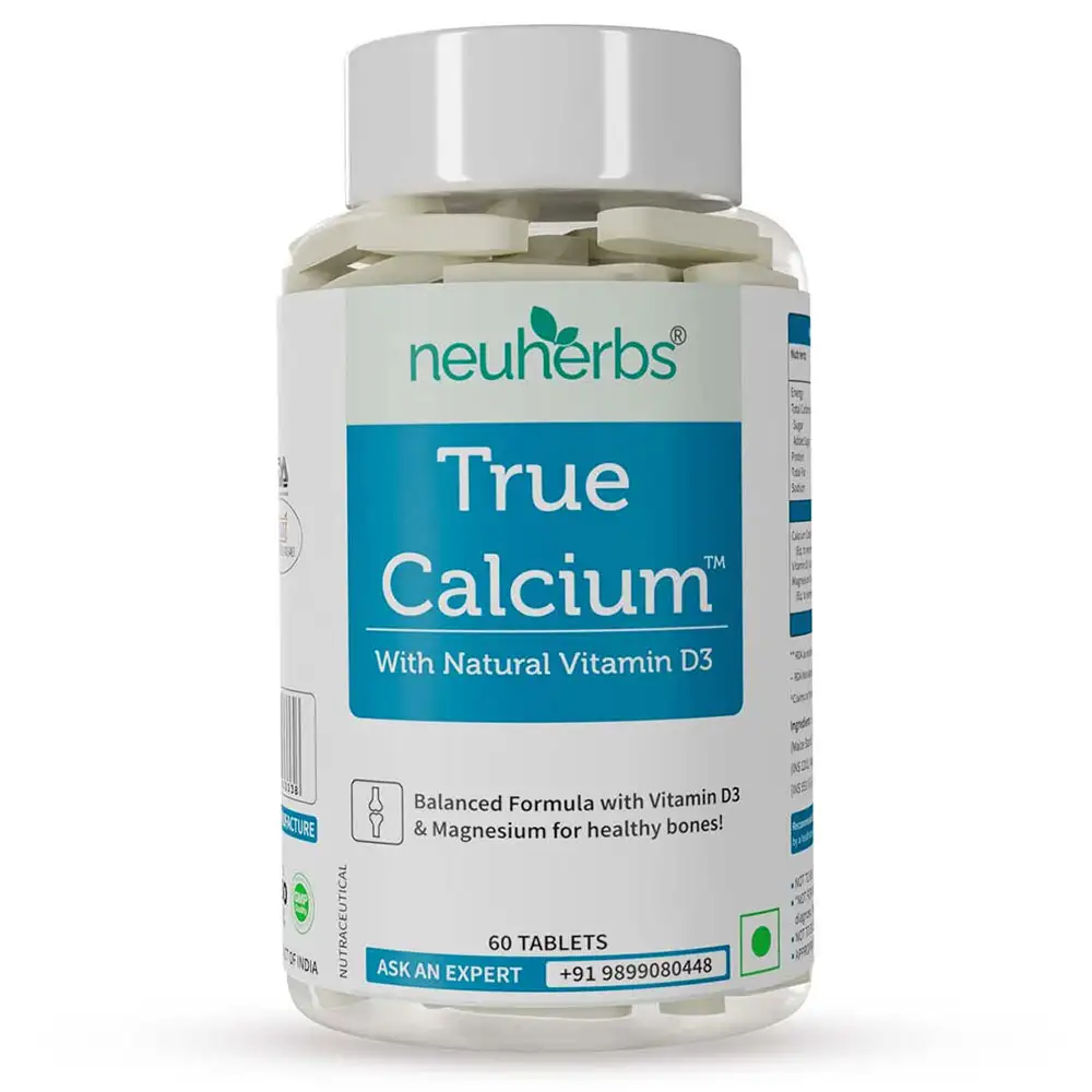 Neuherbs True Calcium,  60 tablet(s)  Unflavoured