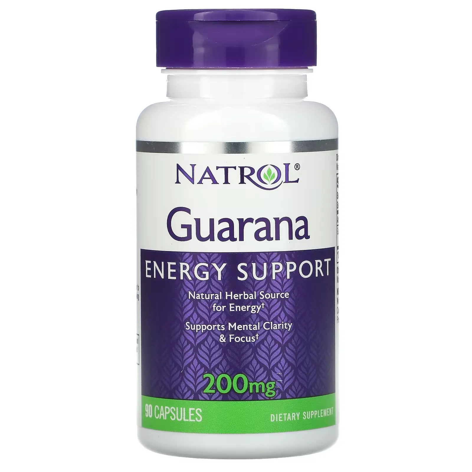 Guarana, 200 mg, 90 Capsules