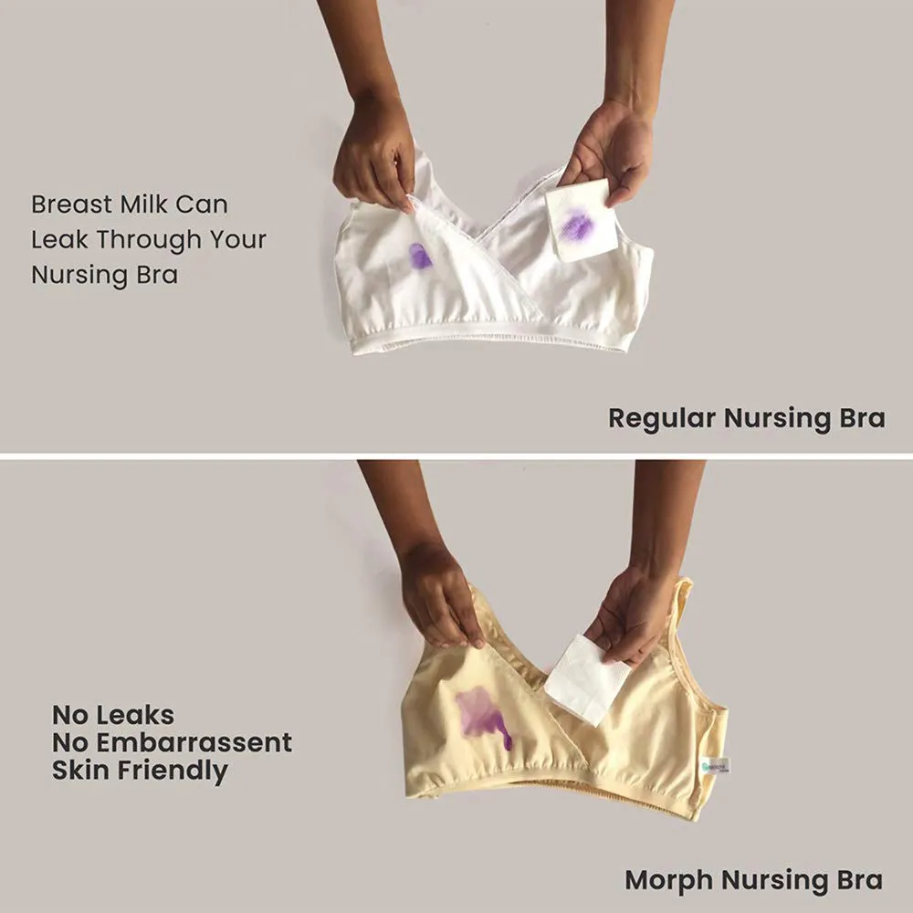 Morph Maternity Pack Of 2 Leakproof Nursing Bras - White (36C)