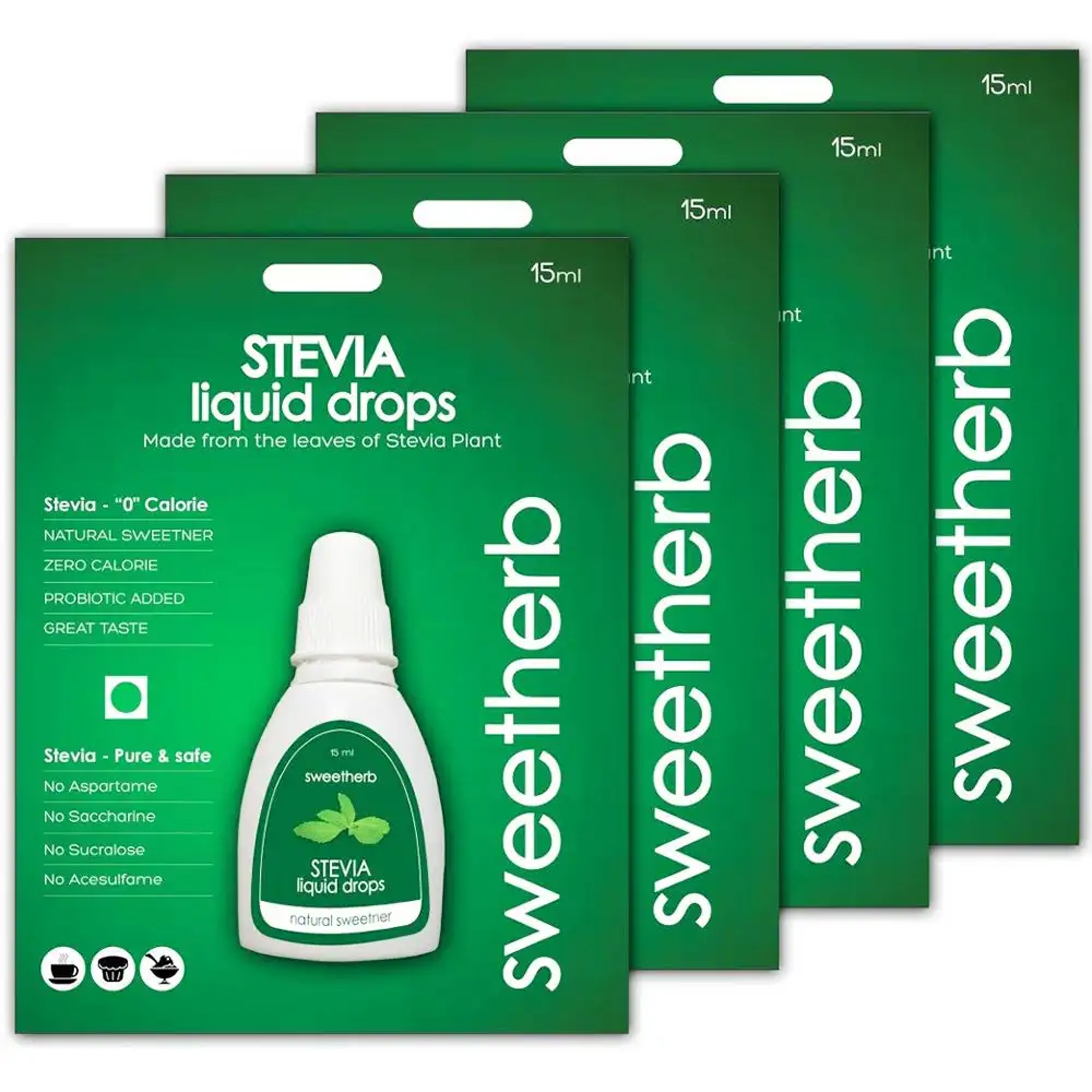 Sweetherb Stevia Sugarfree Liquid,  60 ml