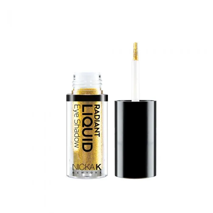 Nicka K Radiant Liquid Eye Shadow - Gold Lava