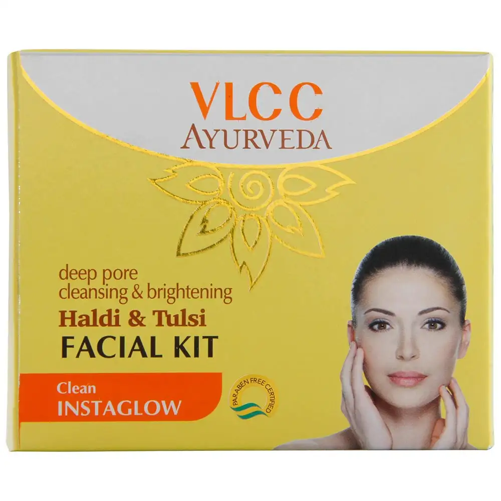 VLCC Deep Pore Cleansing & Brightening Facial Kit,  50 g  Haldi & Tulsi