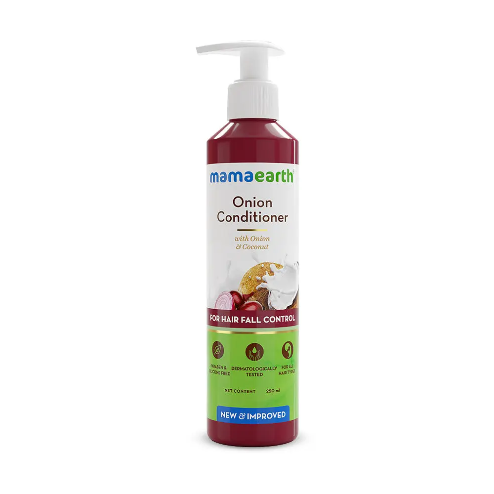 Mamaearth Onion Conditioner For Hair Growth & Hair Fall Control With Coconut Oil (250 ml)