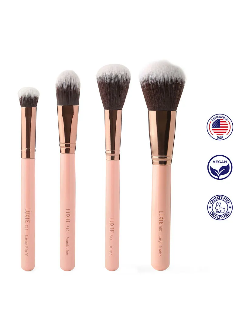 LUXIE Face Complexion Set Rose Gold