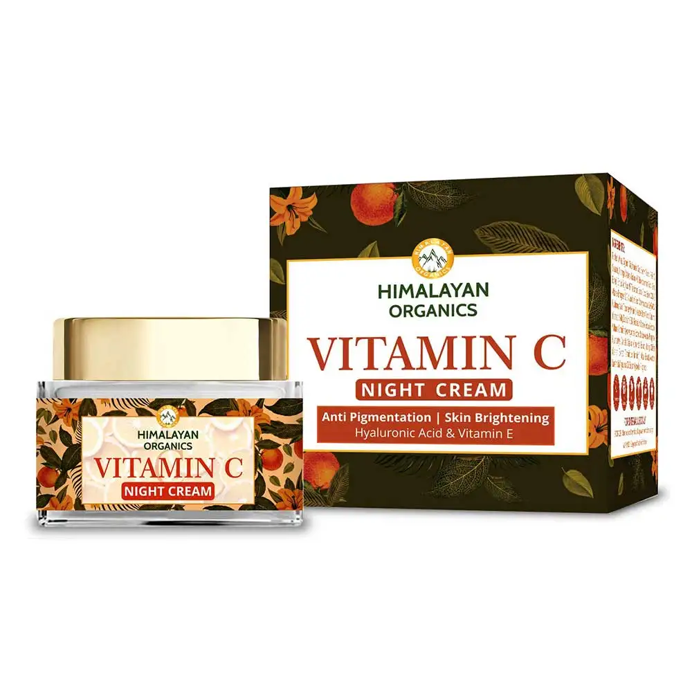 Himalayan Organics Vitamin C Night Cream,  50 ml  Anti Pigmentation & Skin Brightening