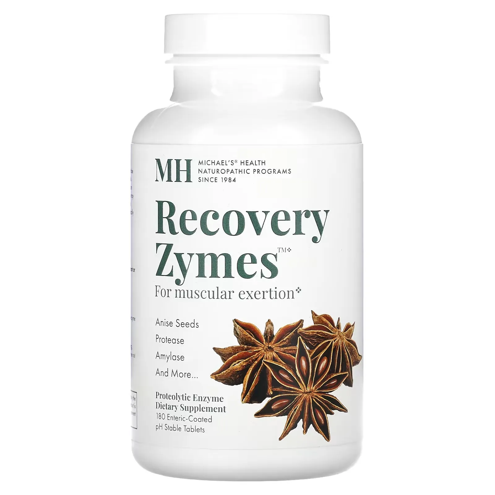 Recovery Zymes, 180 Enteric-Coated pH Stable Tablets