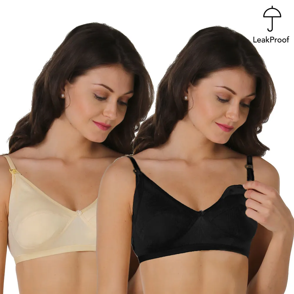 Morph Maternity Pack Of 2 Leakproof Nursing Bras - Multi-Color