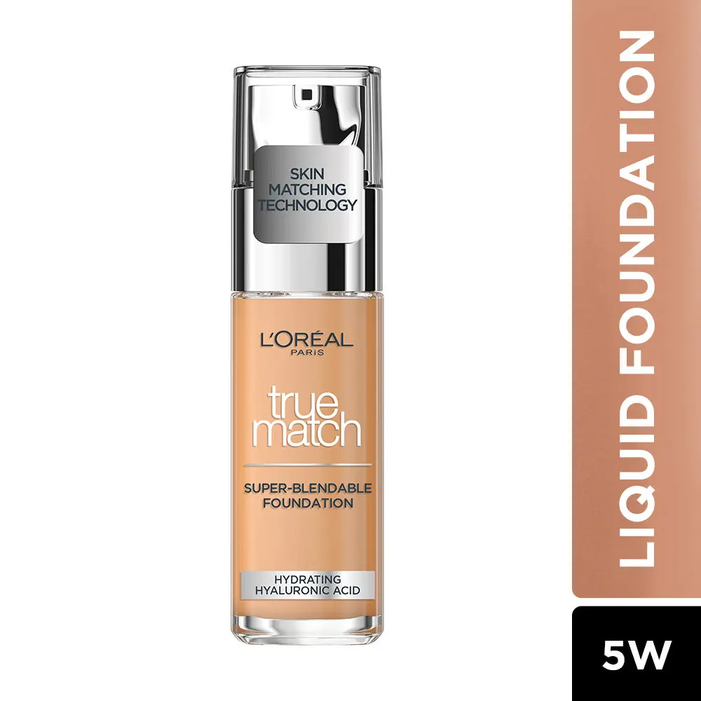 L'Oreal Paris True Match Super Blendable Liquid FoundationA Warm Undertone 5.D/5.W , 30ml