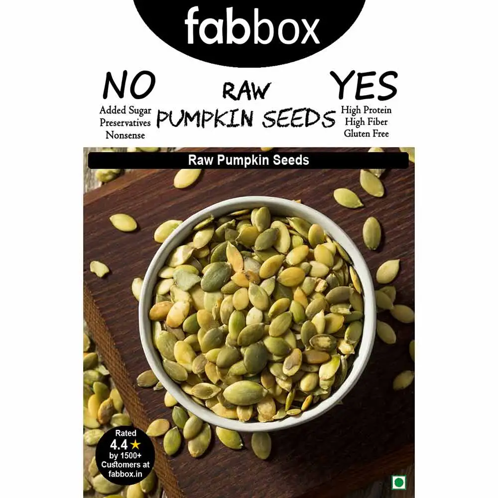 Fabbox Raw Pumpkin Seeds,  Unflavoured  170 g