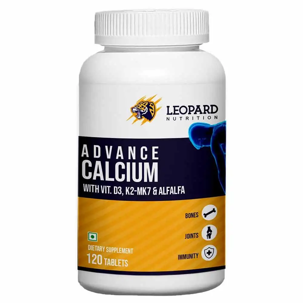 Leopard Nutrition Advance Calcium,  120 tablet(s)  Unflavoured