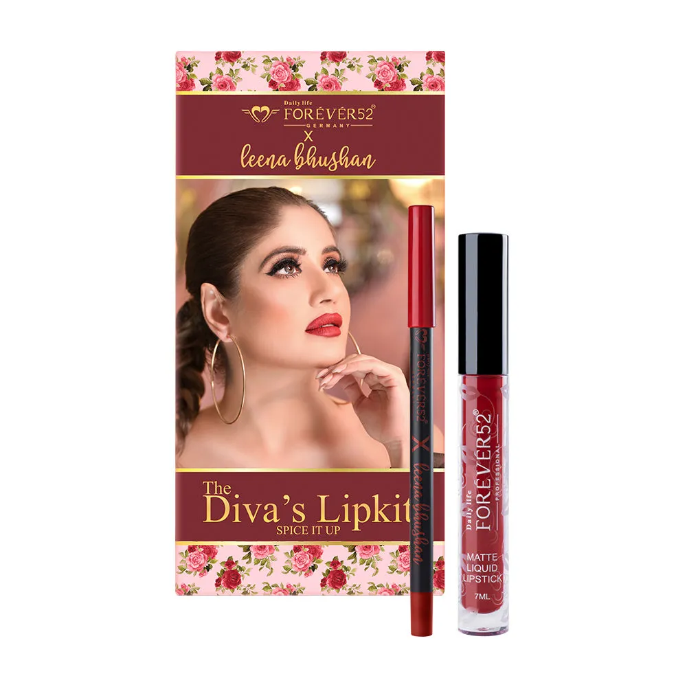 Daily Life Forever52 The Diva's Lipkit Spice It Up - Red