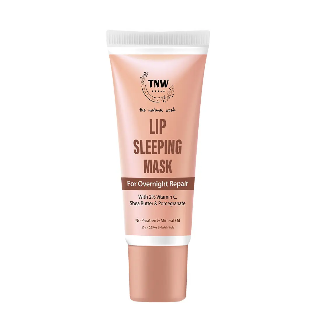 TNW - The Natural Wash Lip Sleeping Mask for Overnight  Repair| With Vitamin C & Shea Butter | Chemical-Free Lip Care Product