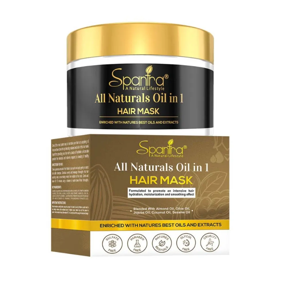 Spantra All Naturals Oil In 1 Hair Mask