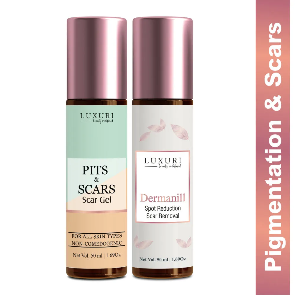 Luxuri Advanced Scar Care Regime for Deep Scars Pits & Hyper Pigmentation