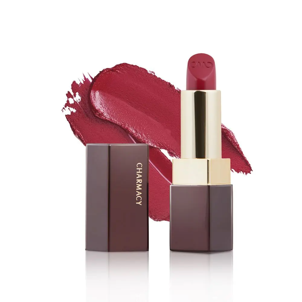 Charmacy Milano Luxe Creme Lipstick (Berry Blast) - 3.8 g, Moisturised & Hydrating Lips, Highly Pigmented, Light Weight Lipstick, Single Stroke Coverage, Non-Toxic, Vegan, Cruelty Free