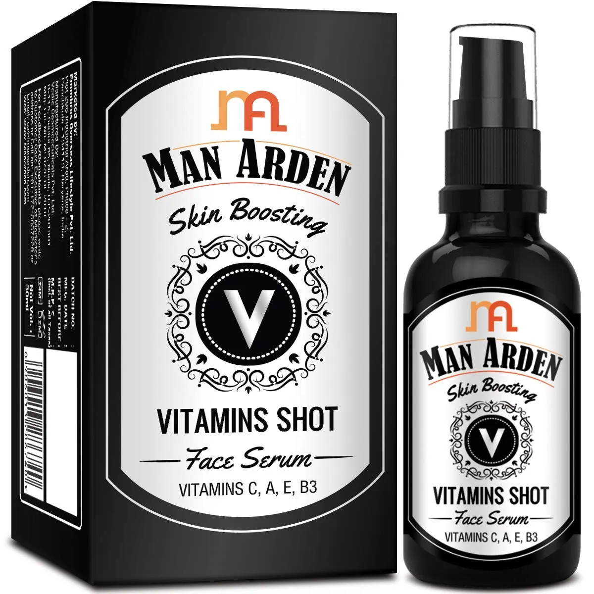 Man Arden Skin Boosting Vitamins Shot Face Serum