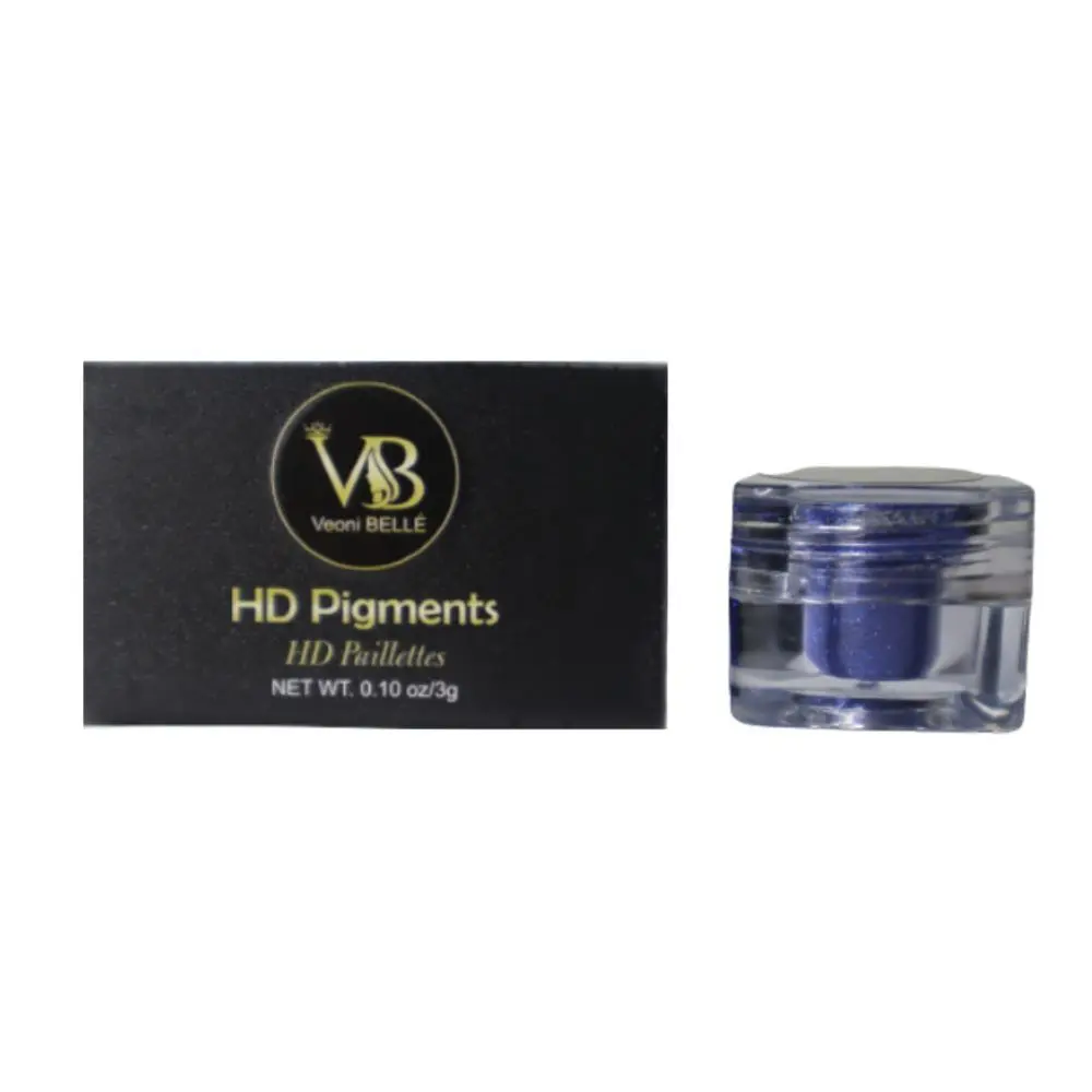 Veoni Belle Dark Blue loose Glitter eyeshadow for eye makeup |HD Holographic