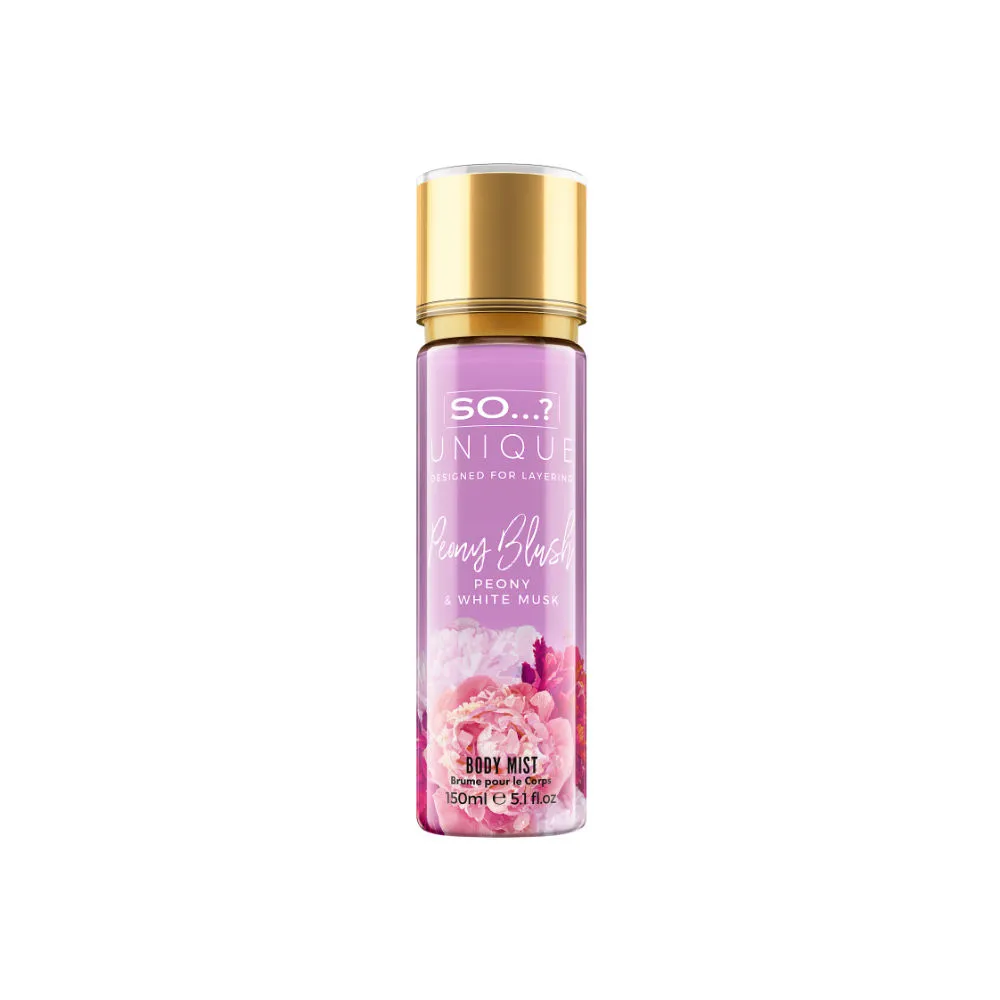 SO... Fragrance Unique Peony Blush Body Mist - for Women