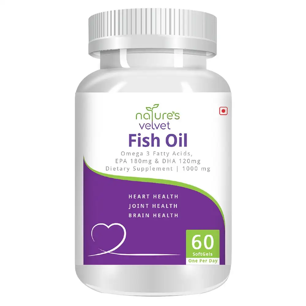 Natures Velvet Fish Oil,  60 softgels