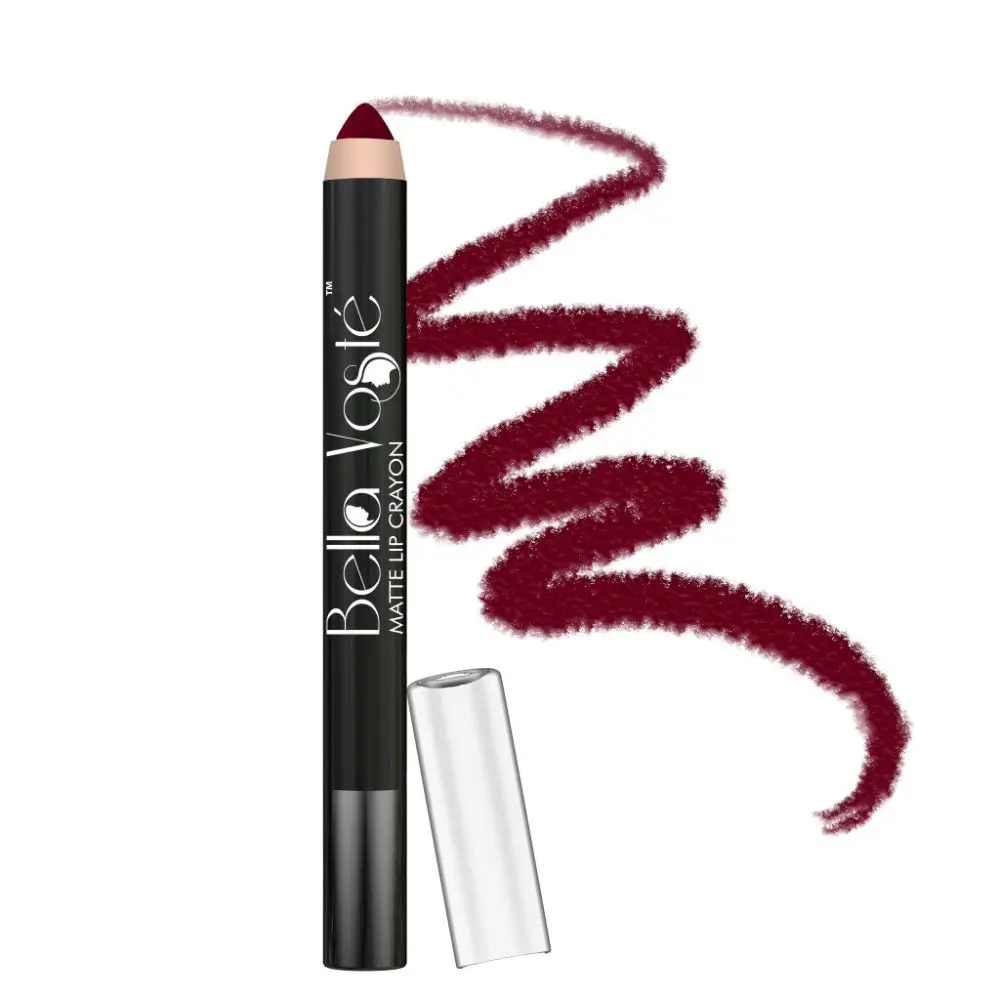 Bella Voste Matt Lip Crayon Red High Heels (14) (2.8 g)( Sharpenable)