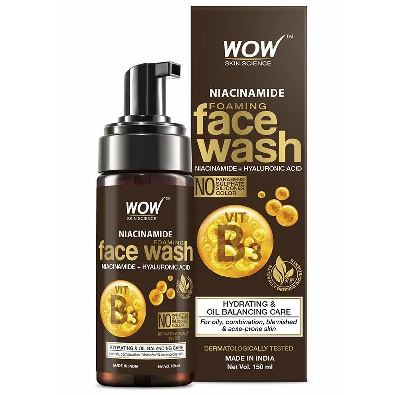 WOW Skin Science Niacinamide Foaming Face Wash