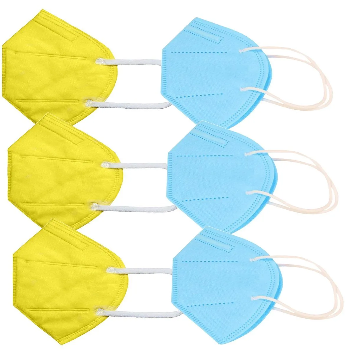 OOMPH Pack of 6 Kn95/N95 Anti-Pollution Reusable 5-Layer Mask