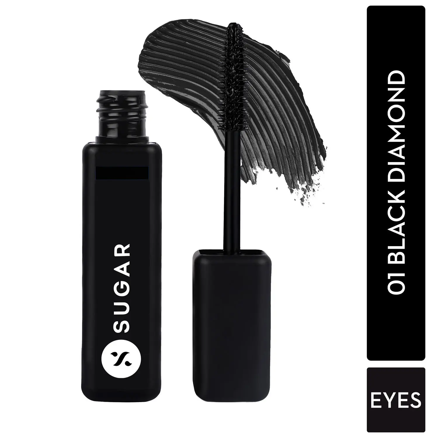 SUGAR Cosmetics Bold Unfold Waterproof Mascara - 01 Black Diamond 10 ml